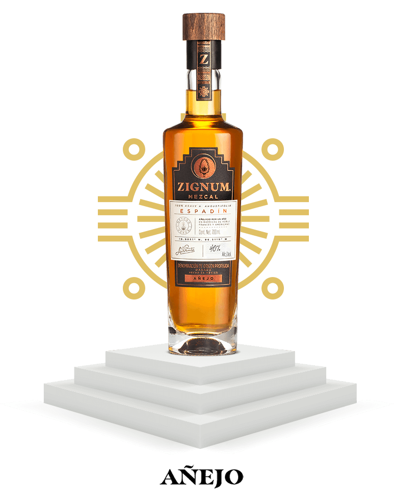Botella de Mezcal Añejo